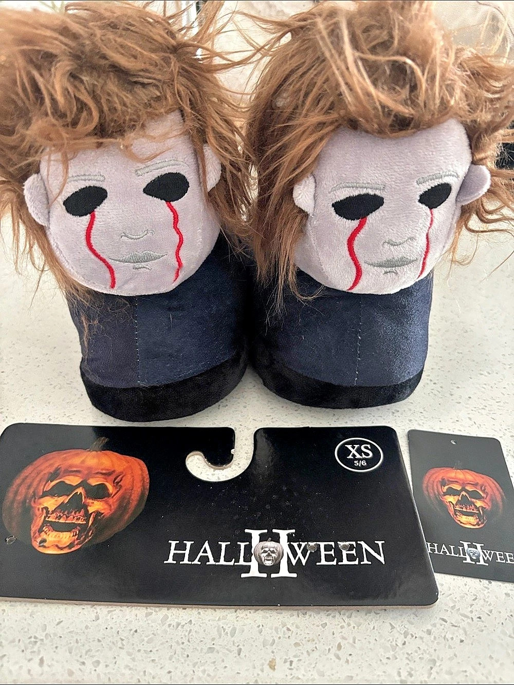 Halloween Michael Myers Slippers unisex kids 5/6